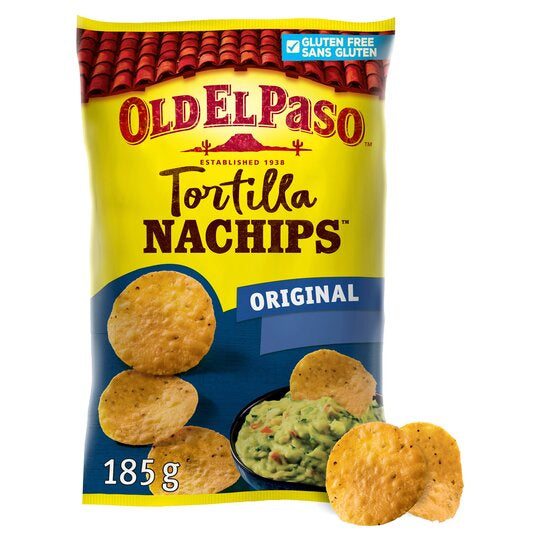 Old El Paso Crunchy Original Tortilla Nachips 185g