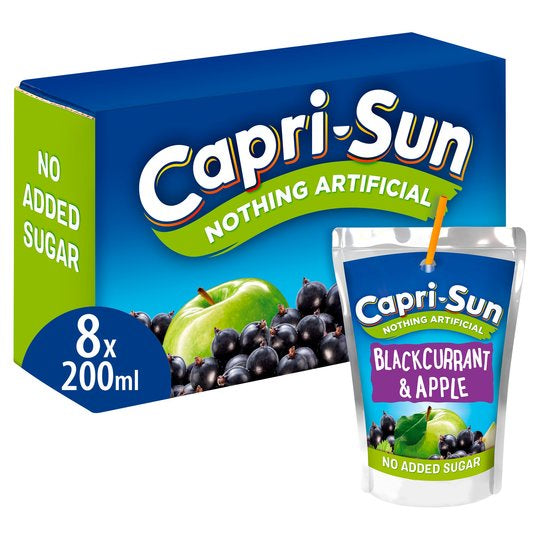 Capri Sun Blackcurrant 8 x 200ml