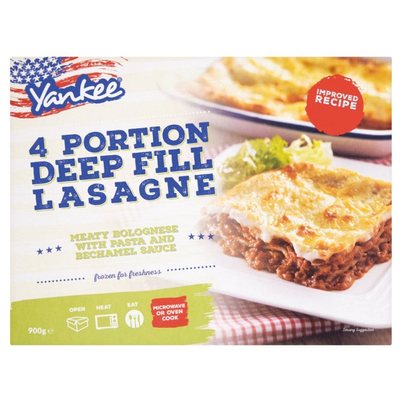 Yankee Deep Fill Lasagne 900g