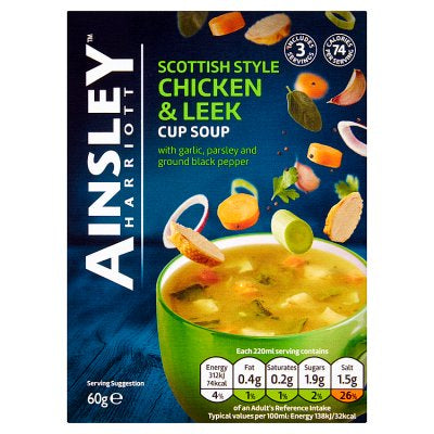 Ainsley Harriott Cup a Soup Chicken & Leek 3pk