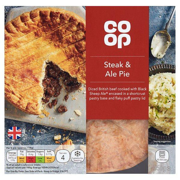 Co op Steak & Ale Puff Pie 550g