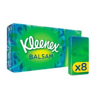 Kleenex Balsam Pocket Tissues 8pk