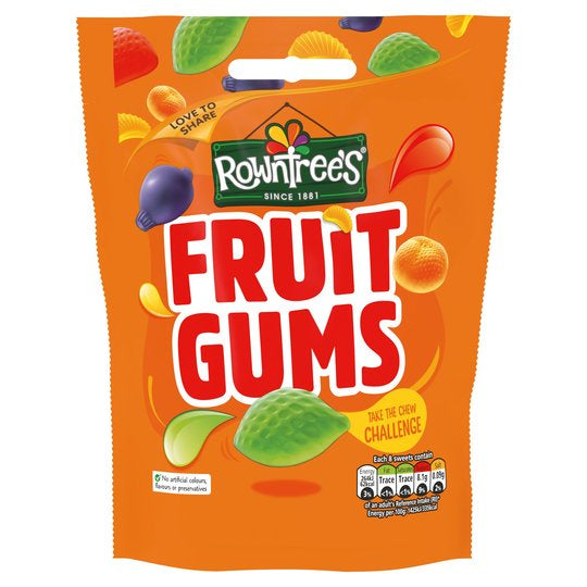 Rowntree Fruit Gums Pouch 120g