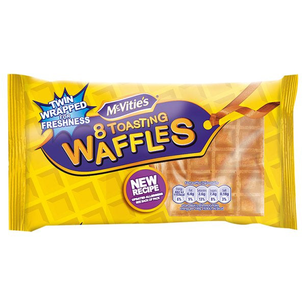 McVities 8 Toasting Waffles 200g