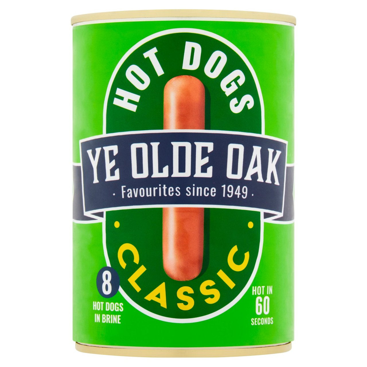 Ye Olde Oak Hot Dog Tin 400g