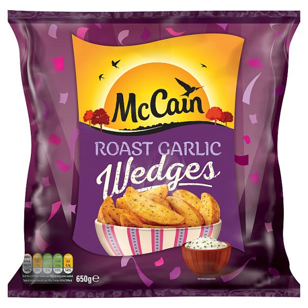 McCain Roast Garlic Wedges 650g