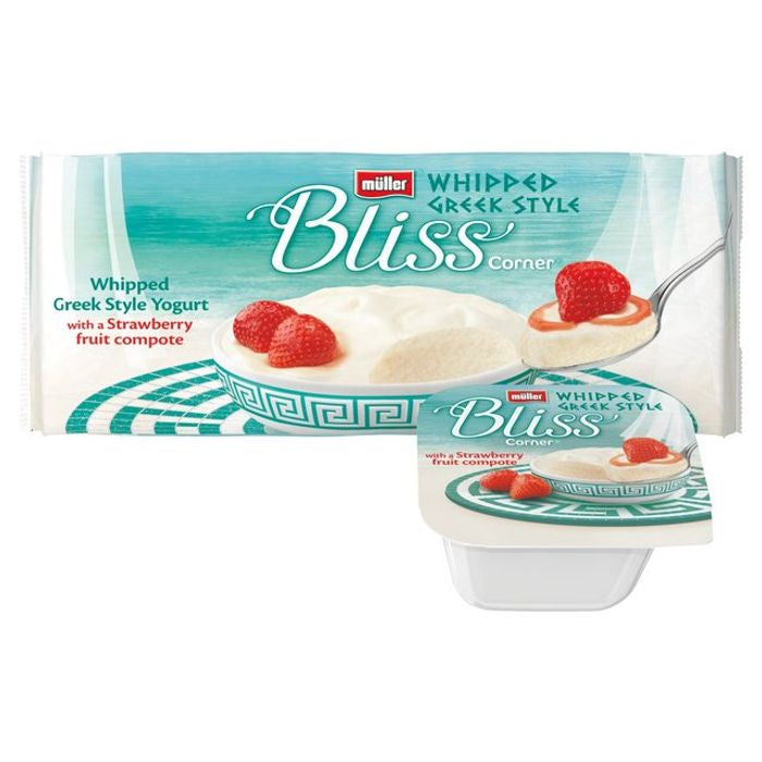 Muller Corner Bliss Strawberry 4pk