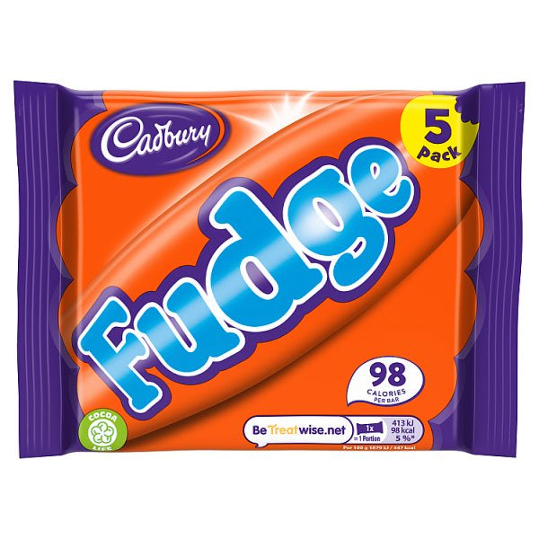 Cadbury 5 Fudge Bars 110g