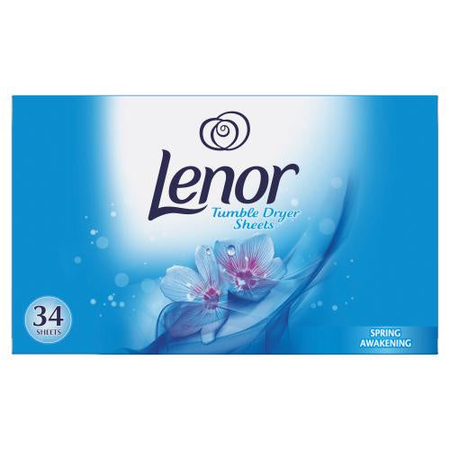 Lenor Tumble Dryer Sheets Spring Awakening 34pk