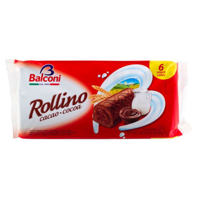 Balconi Rollino Chocolate Mini Rolls 6 pack