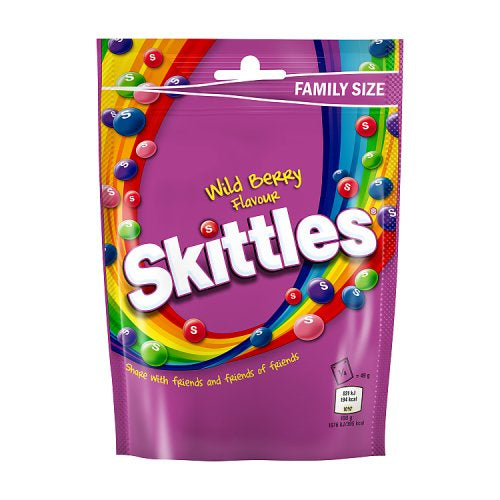 Skittles Wild Berry Pouch 109g pm£1.25