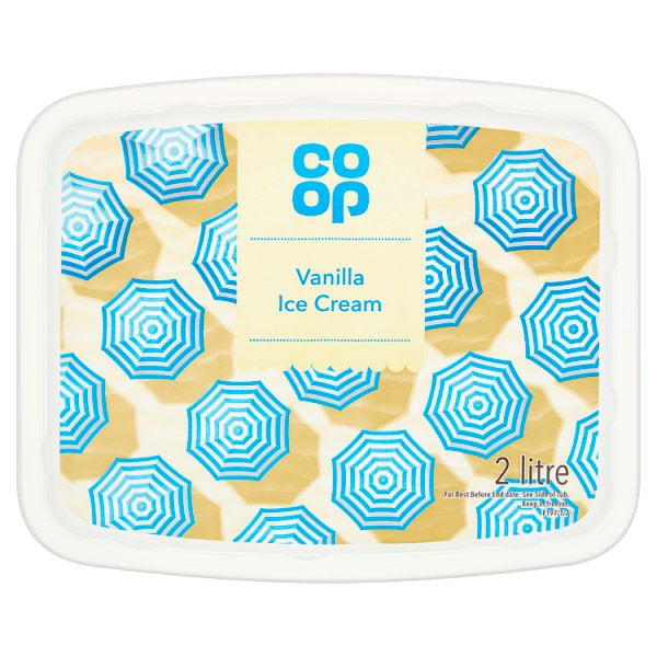 Co-op Vanilla Ice Cream 2ltr