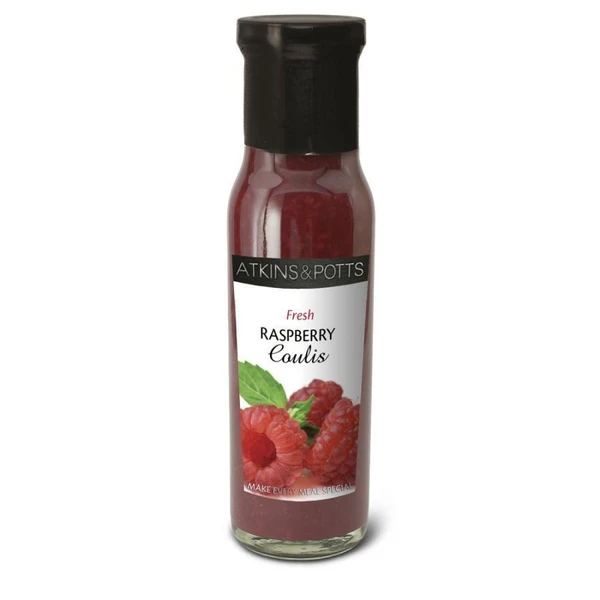 Atkins & Potts Raspberry Coulis 250g