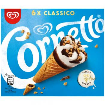 Walls Cornetto Classic 6pk