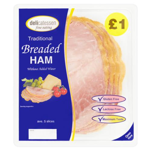 DFE Traditional Breaded Ham 90g