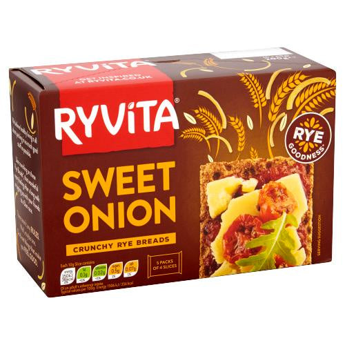 Ryvita Sweet Onion Crunchy Rye Crispbreads 200G