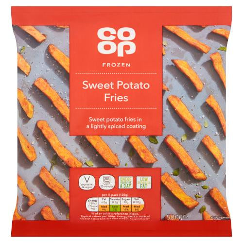 Co op Sweet Potato Fries 500g