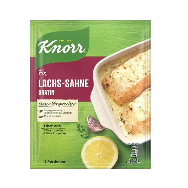 Knorr Fix Lachs Sahne Gratin (Salmon Cream) 28g