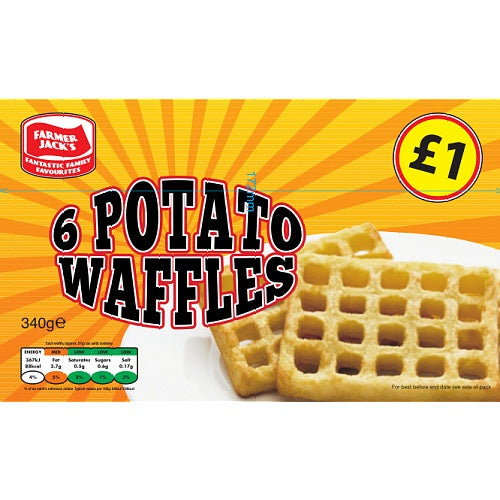 Farmer Jacks 6 Potato Waffles