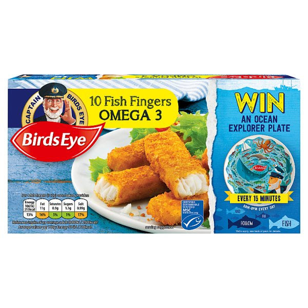 Birds Eye 10 Fish Fingers Omega3 280g