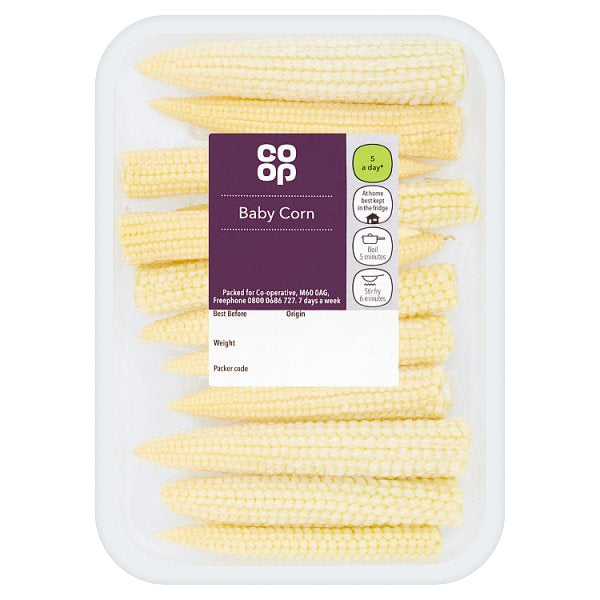 Co op Baby Corn 125g