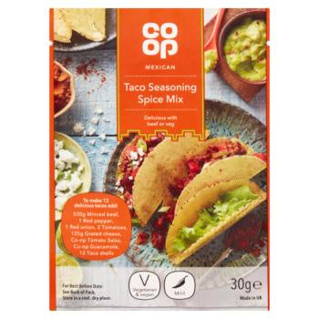 Co-op Taco Seasoning 30g