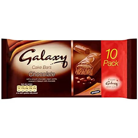 Galaxy Cake Bars 10pk