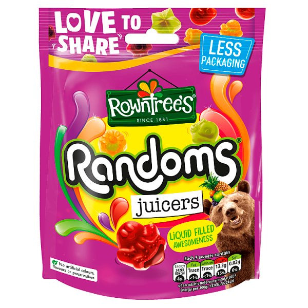 Rowntrees Randoms Juicers 140g