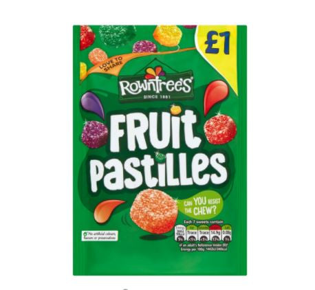 Rowntrees Fruit Pastilles Pouch 114g