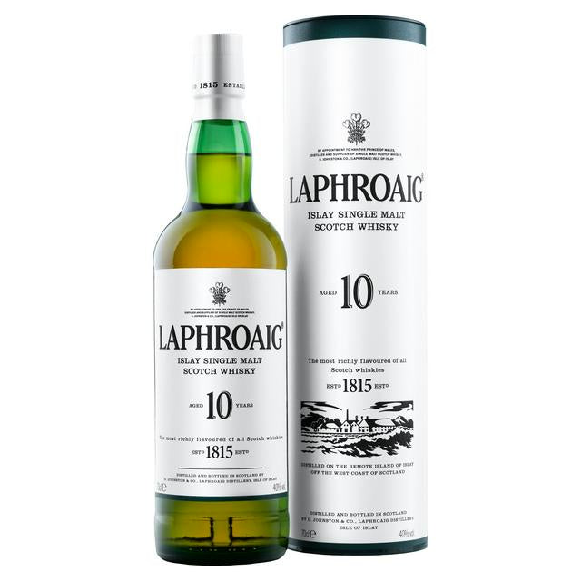 Laphroaig Single Malt Scotch Whisky Aged 10 Years 70cl 40%