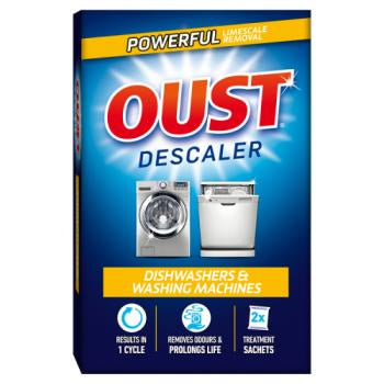 Oust Dishwasher & Washing Machine Limescale Remover Pk 2