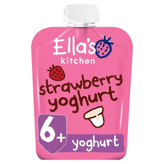 Ellas Kitchen Greek Yoghurt Strawberry 90g