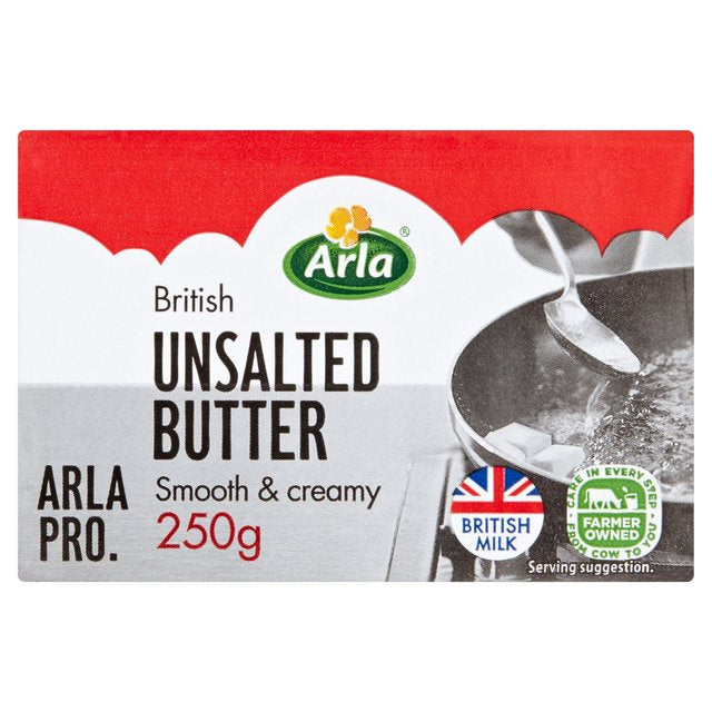 Arla Unsalted Butter 250g