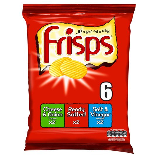 Frisps Assorted Crisps 6pk