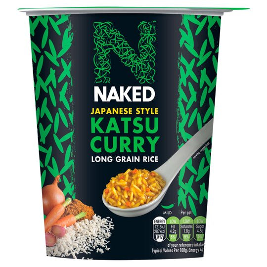 Naked Rice Long Grain Rice Japanese Katsu Curry 78g