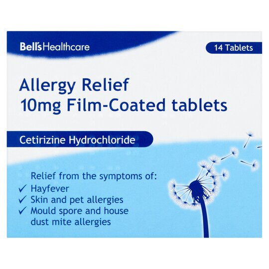 Bells Hayfever & Allergy Cetirizine 14s