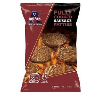 Big Al's Fully Cooked Sausage Patties 2.28kg