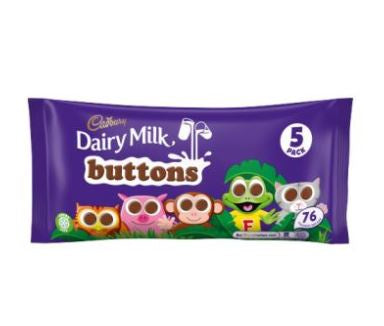 Cadburys Dairy Milk Buttons 5pk