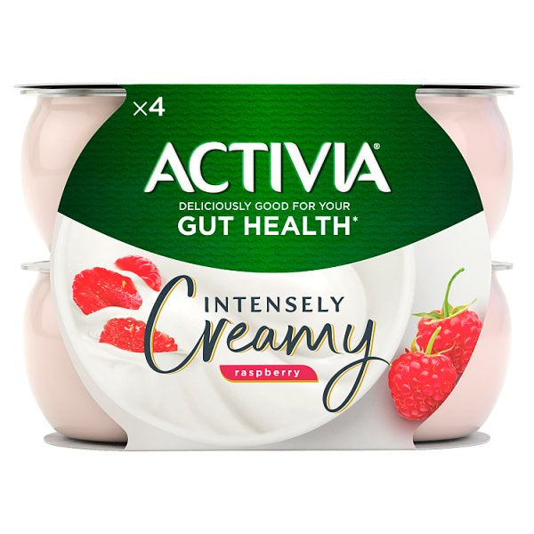 Activia Intensely Creamy Raspberry 4pk