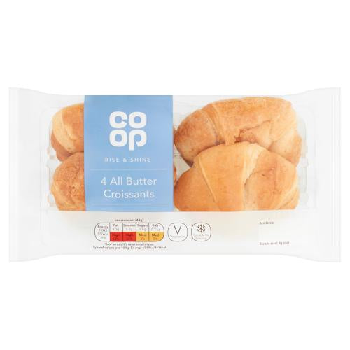 Co op All Butter Croissants 4pk