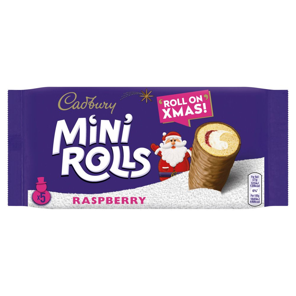 Cadbury 5 Raspberry Mini Rolls