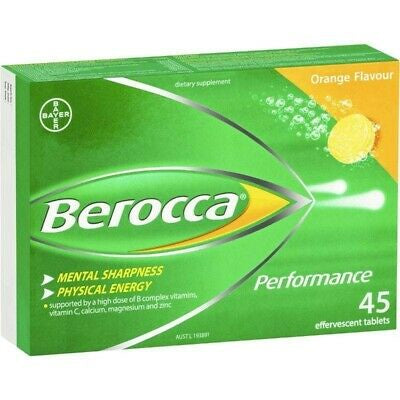 Berocca Effervescent Tablets 45pk