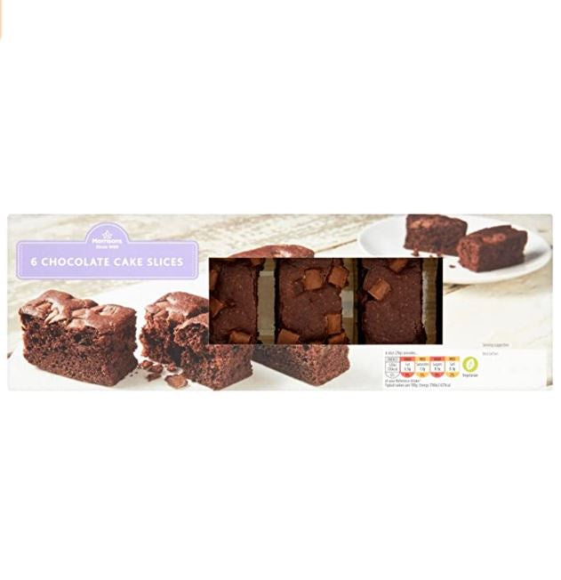 Morrisons Chocolate Cake Slices 6pk