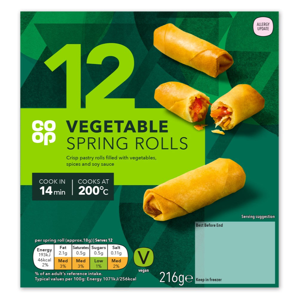 Co op Veg Spring Rolls