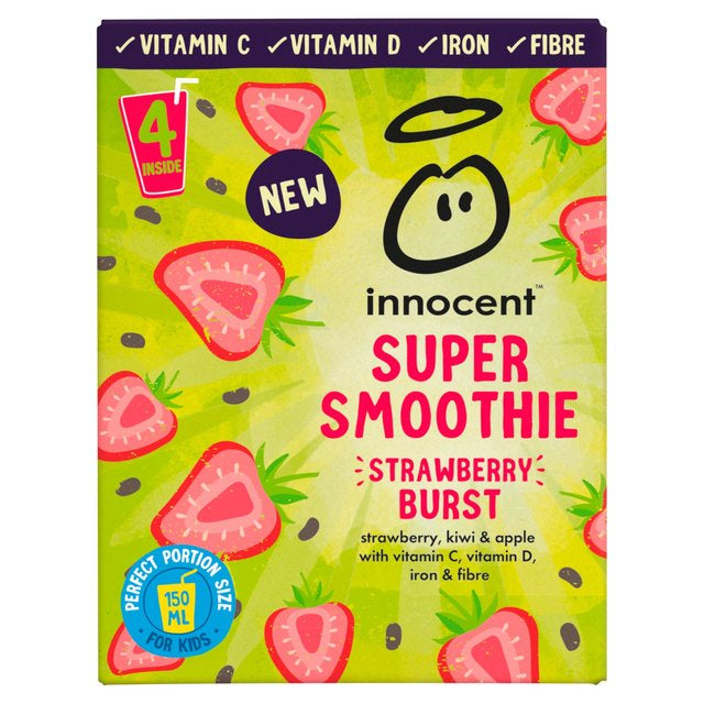 Innocent Super Smoothie Strawberry Burst 4x150ml