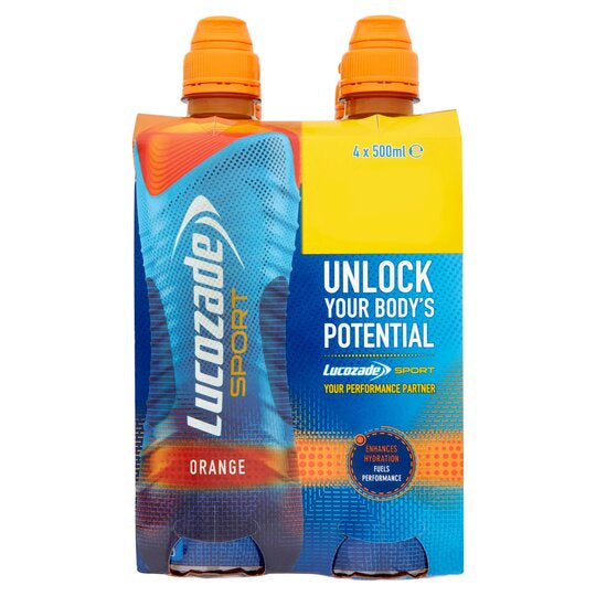 Lucozade Sport Orange 4 x 500ml