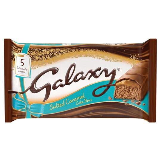 McVities Galaxy Salted Caramel Cake Bars 5pk