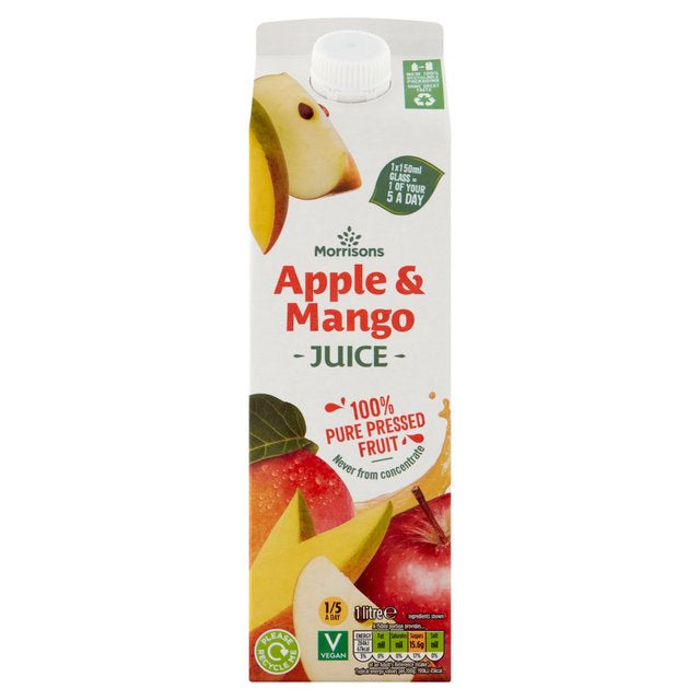 Morrisons 100% Fruit Apple Mango Juice 1L