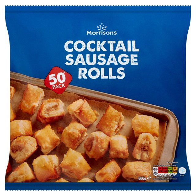 Morrisons 50 Cocktail Sausage Rolls 50 800g