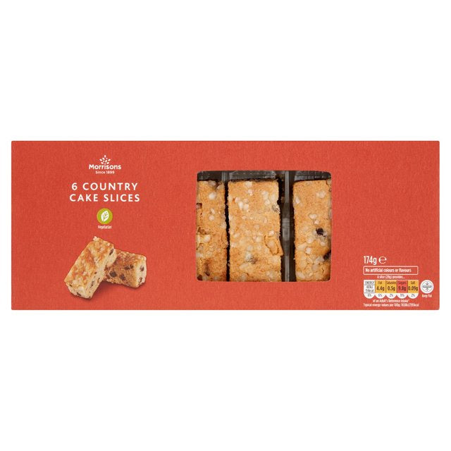 Morrisons 6 Country Cake Slices